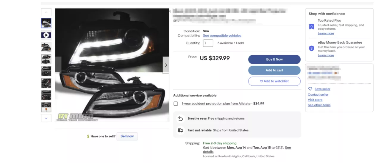 如何创建车型适配(fitment)物品刊登