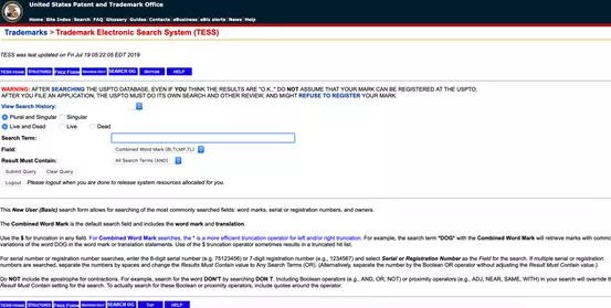 美国商标/专利查询-第3张图片
