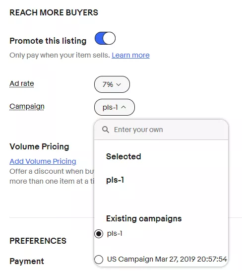 Promoted Listings Standard广告创建步骤-第8张图片