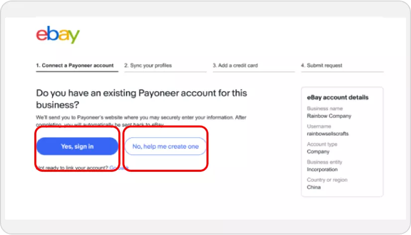 企业卖家入驻eBay指南之管理支付注册-第11张图片