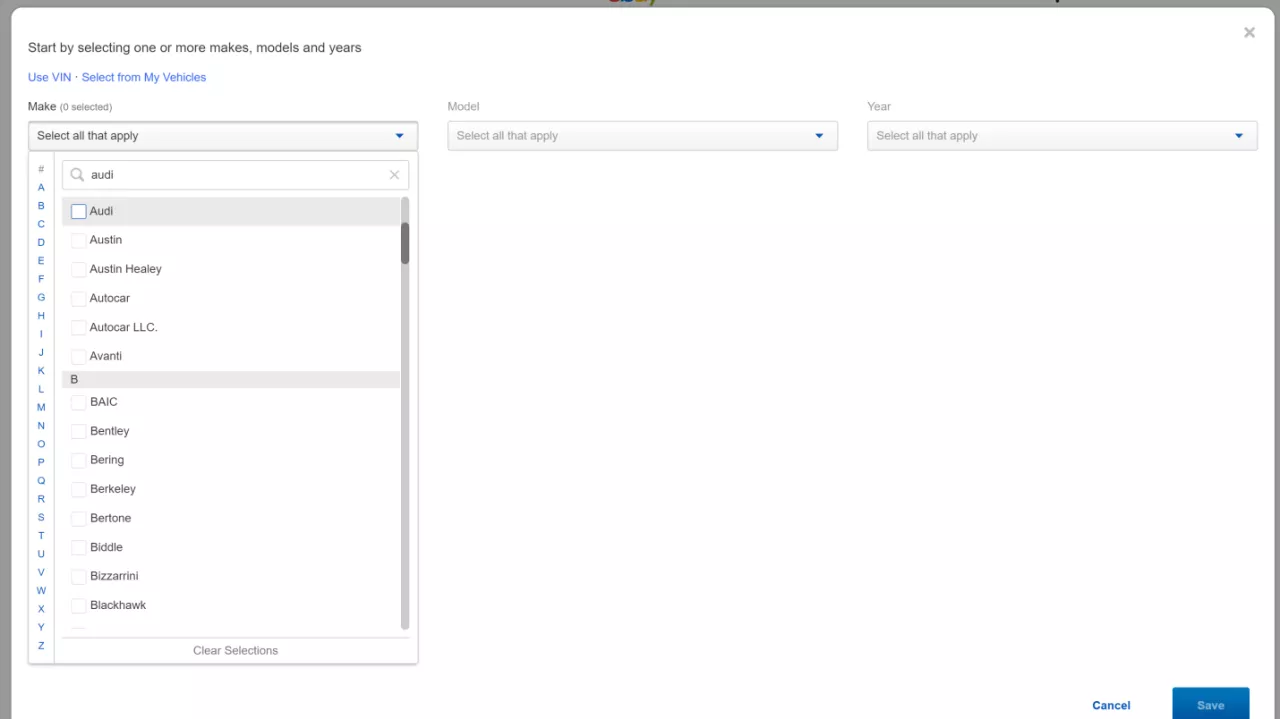 如何创建车型适配(fitment)物品刊登-第4张图片