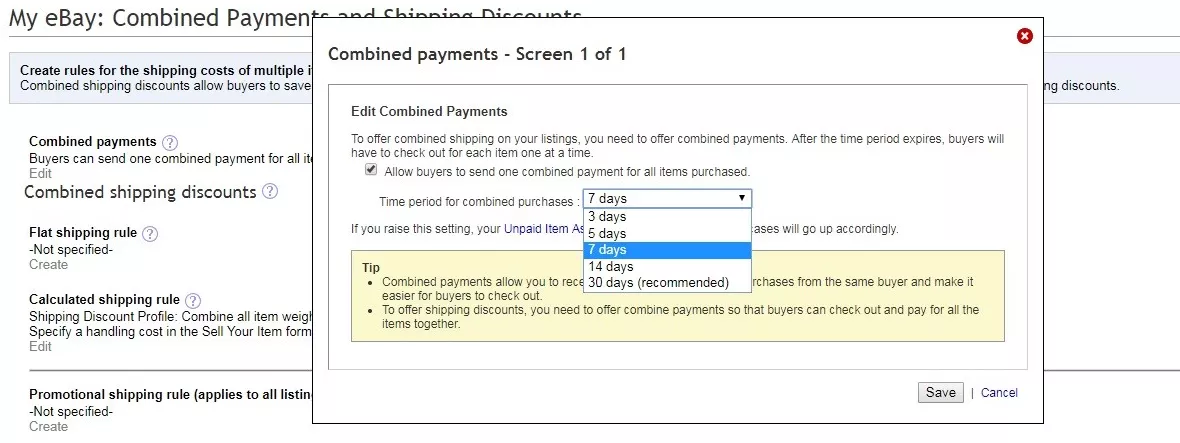 Shippingpreference-Offercombinedpaymentandshippingdiscount-第3张图片