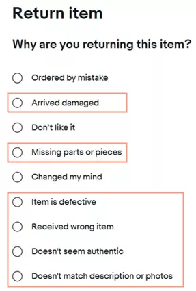 物品与描述不符SNAD
