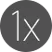 1X