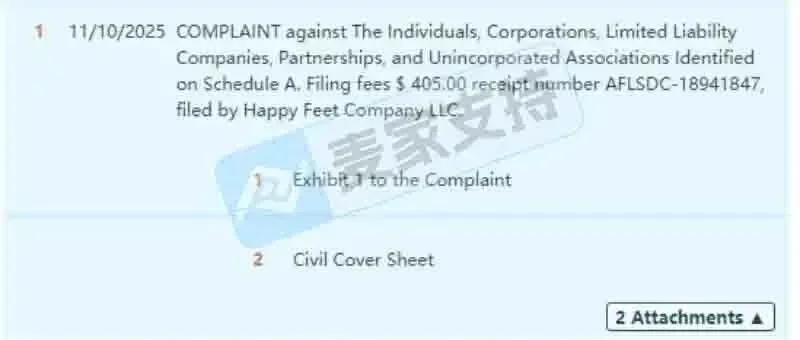 25-cv-25228，22店涉案！My-Happy Feet商标维权进行时！