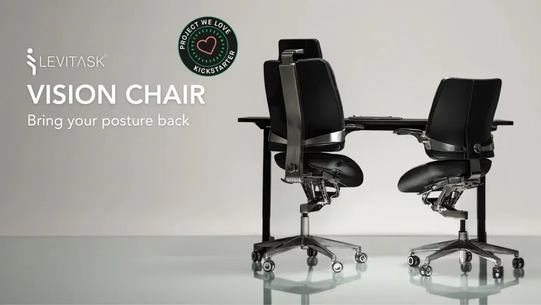 The Vision Chair: The First Chair To Bring Your Posture Back by Levitask — Kickstarter